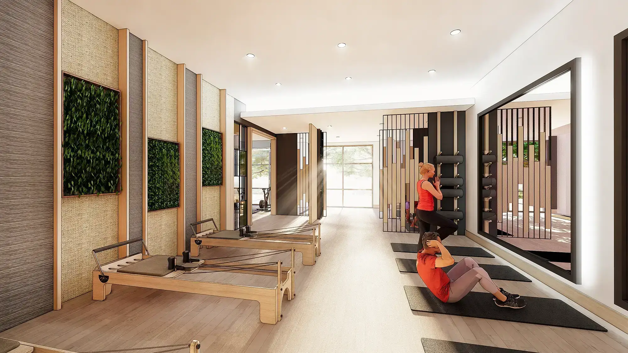 Rendering of Yoga Studio